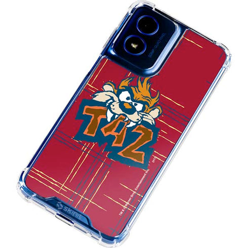 Looney Tunes Tasmanian Devil Bite Moto G 5G (2024) Clear Case